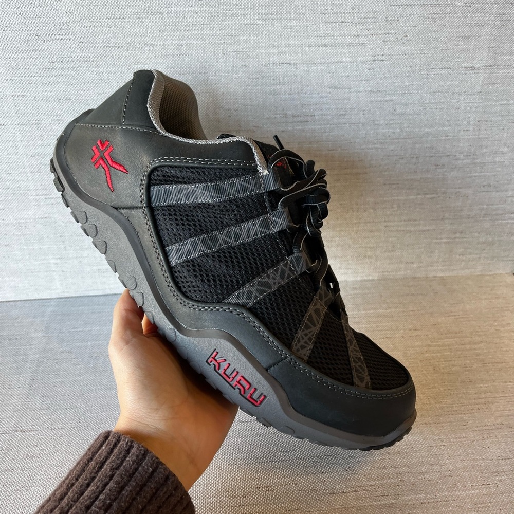KURU Chicane Men's Black and Red Hiking Shoes Size 10.5 - Picture 4 of 8